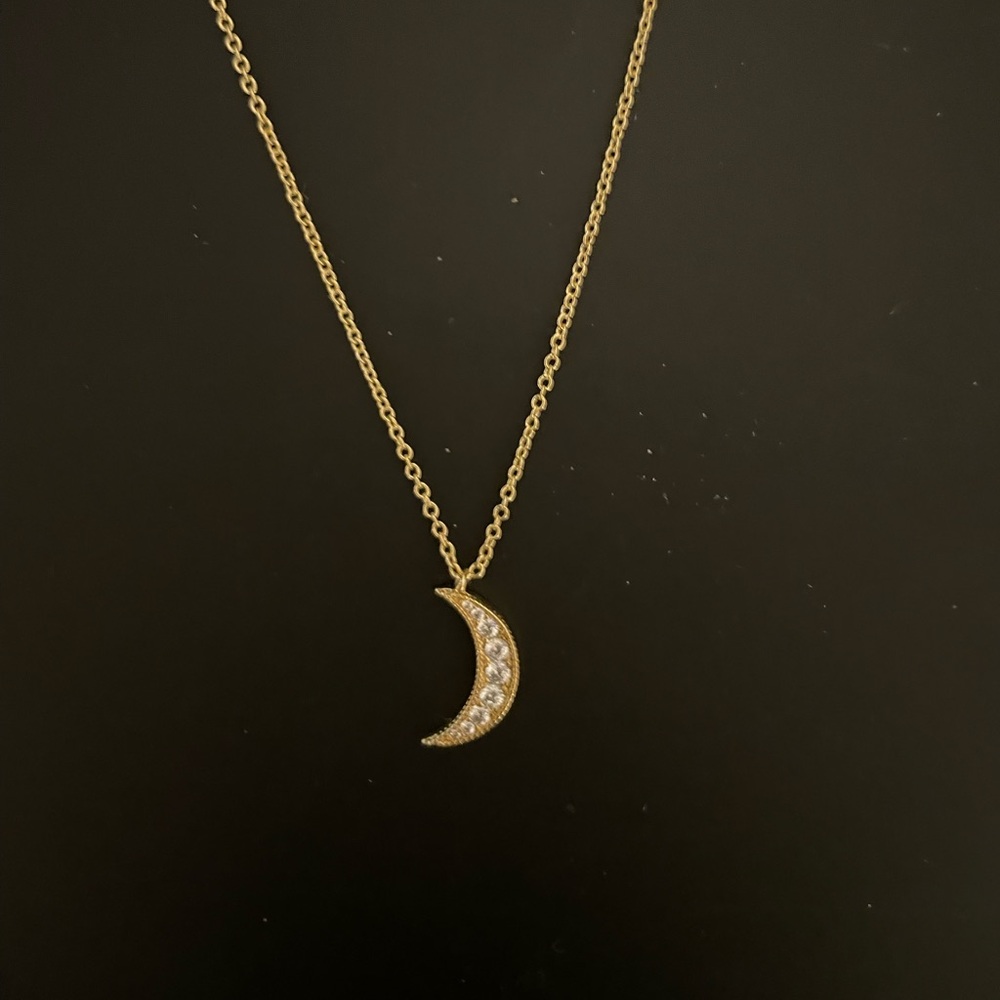 NWT!  Gorjana Luna Crescent Necklace - 18k Gold Filled